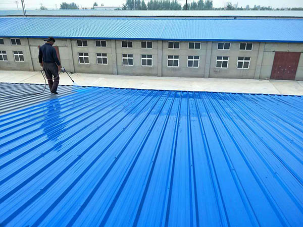 台前 彩钢瓦喷漆翻新工业厂房、仓库